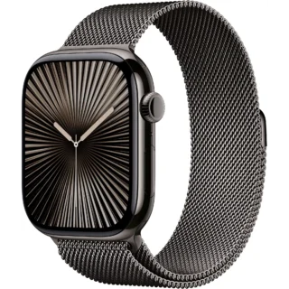 Montre connectée APPLE WATCH Serie 10 46mm Titane Ardoise Loop Cell