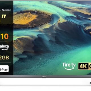 XIAOMI TV F Pro 50, 127 cm (50 Pouces), 4K UHD QLED, Smart TV, Fire TV, Contrôle Vocal Alexa, HDR10,60Hz avec 120Hz