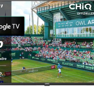 CHIQ Téléviseur 40 Pouces L40G7V, Google TV, FHD, Conception sans Cadre, Google Assistant
