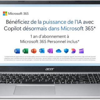 Acer Aspire 1 A115-32-C3AK Ordinateur Portable 15,6'' Full HD